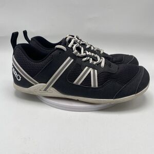 Xero Shoes Prio Mens 7.5 Black Barefoot Minimalist Running Fitness Shoe 3735
